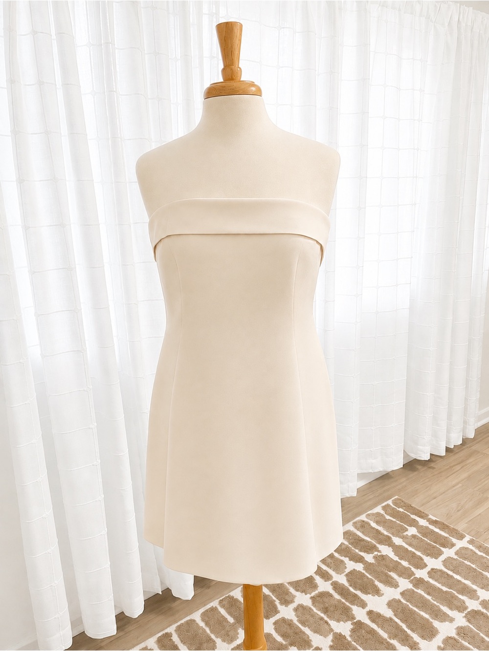 French Connection Satin Mini Dress – Size 12 – NWT